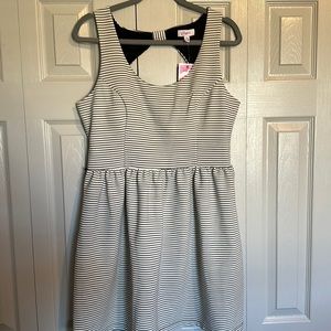 Black and white striped dress. Nwt